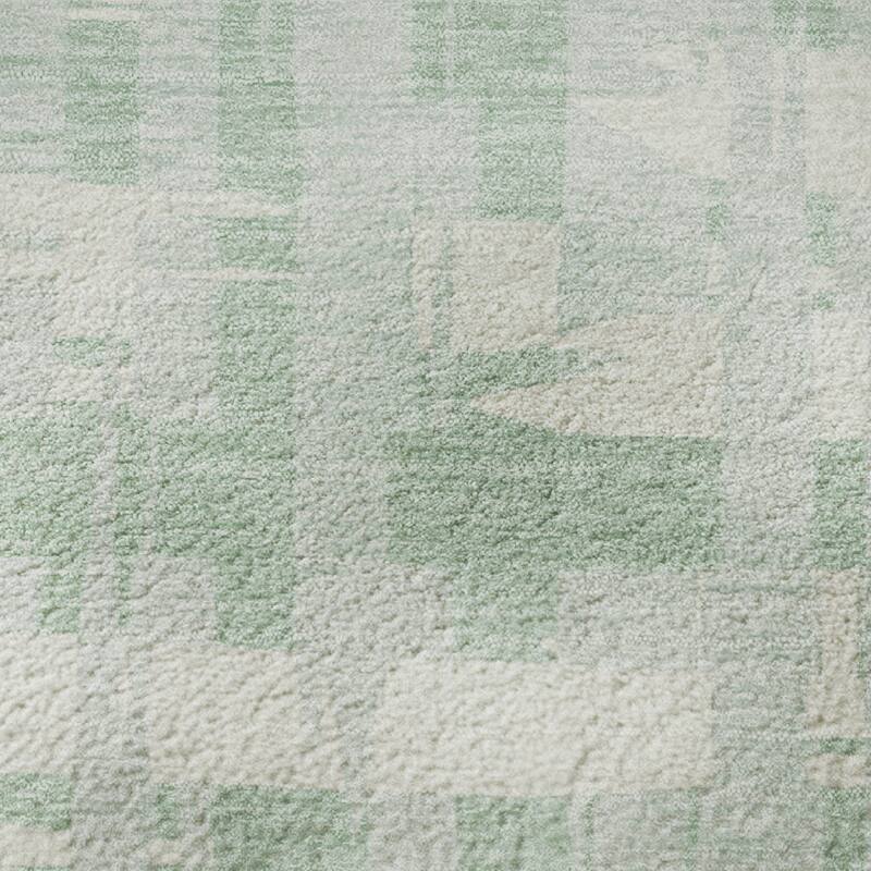 Premium Washable Super Soft Contemporary Plaid Mayfield Rug