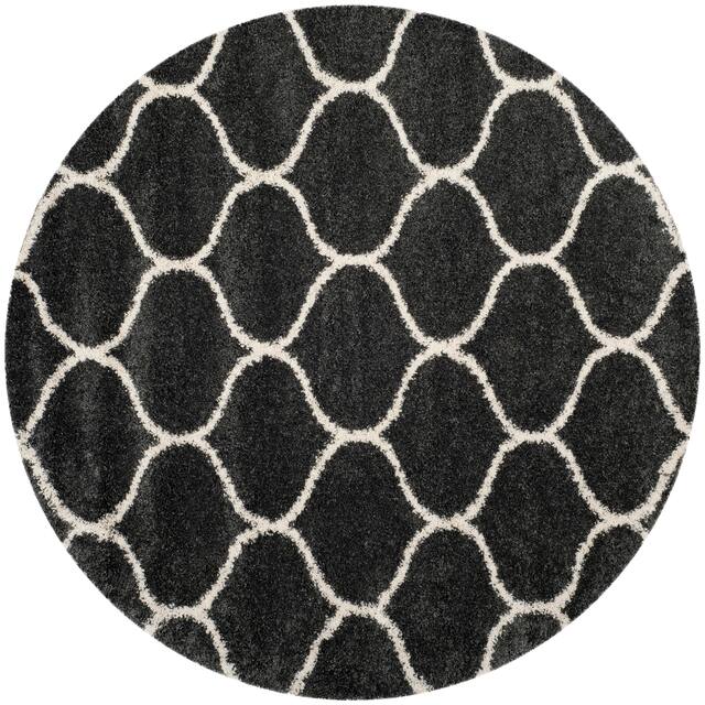 SAFAVIEH Hudson Shag Ogee Trellis 2-inch Thick Area Rug