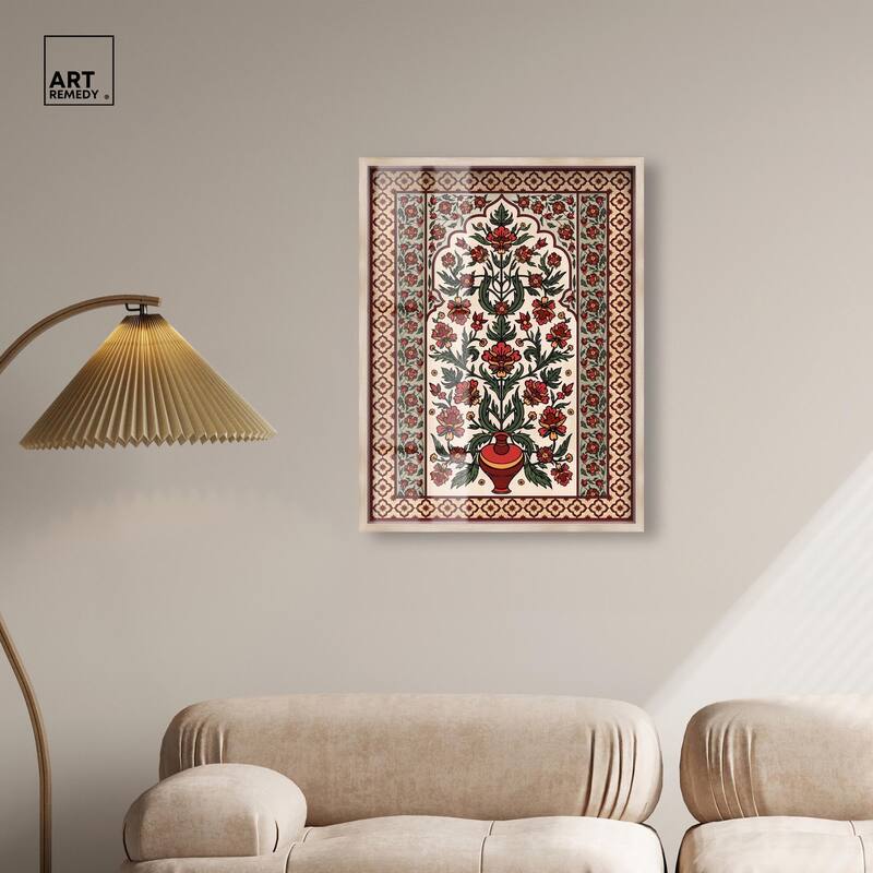Royal Floral Mat Shadowbox by Art Remedy