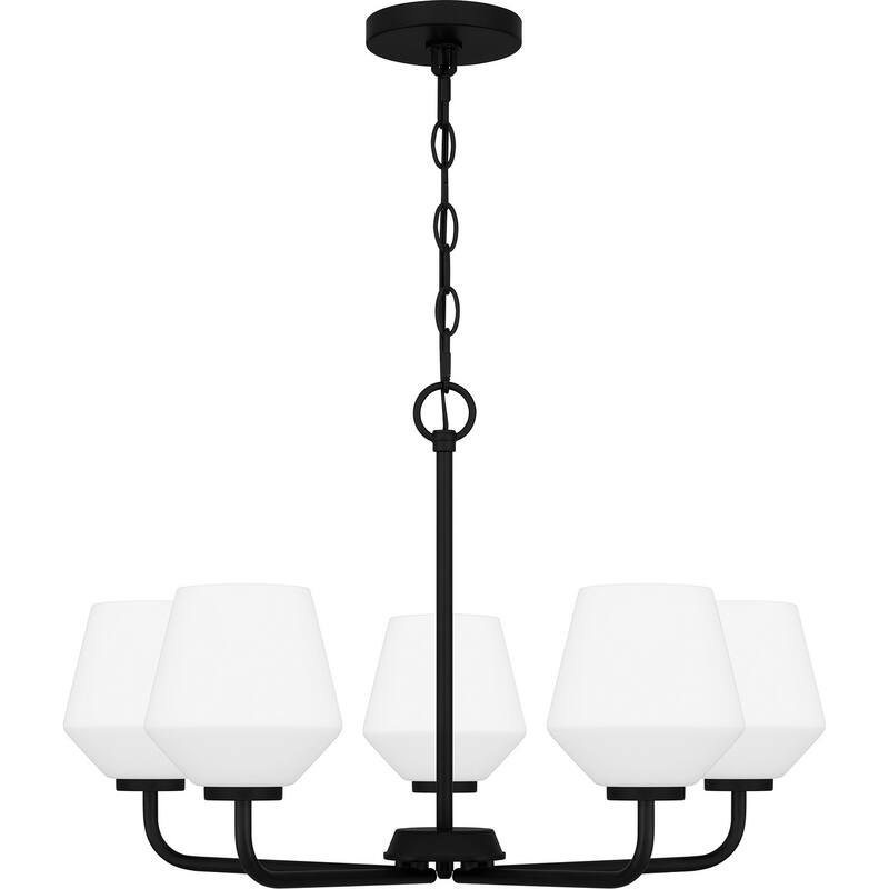 Nielson Five Light Chandelier - Matte Black