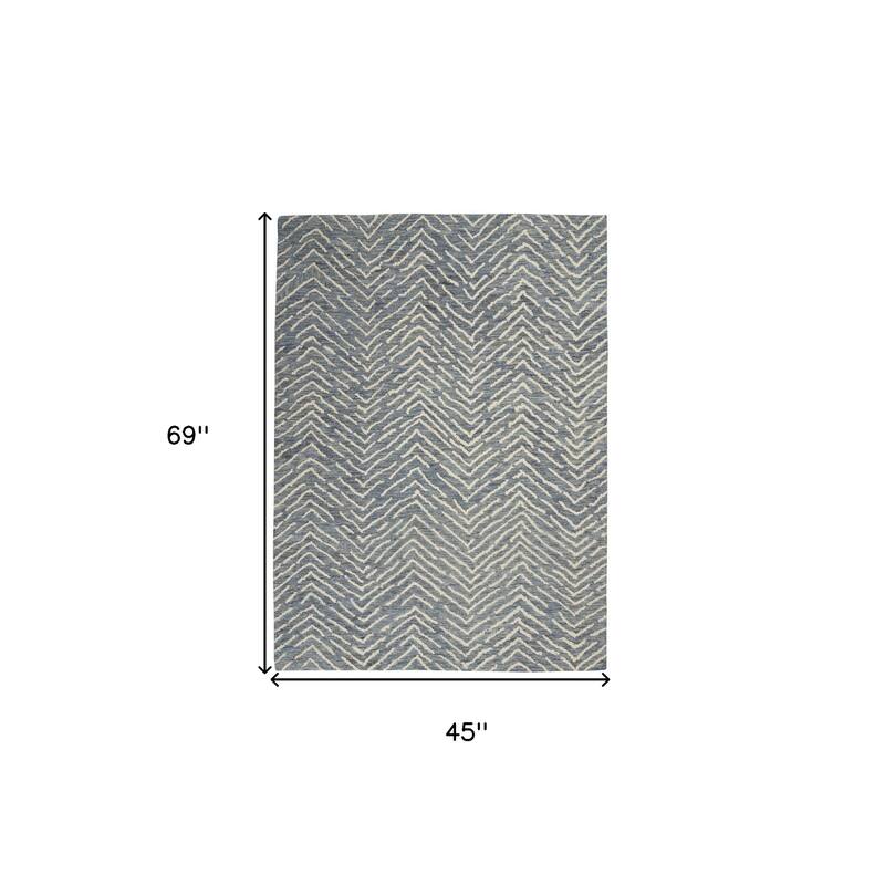Ciyey Power Loomed Modern Soft Area Rug By HomeRoots - 69' X '45' X '0.5