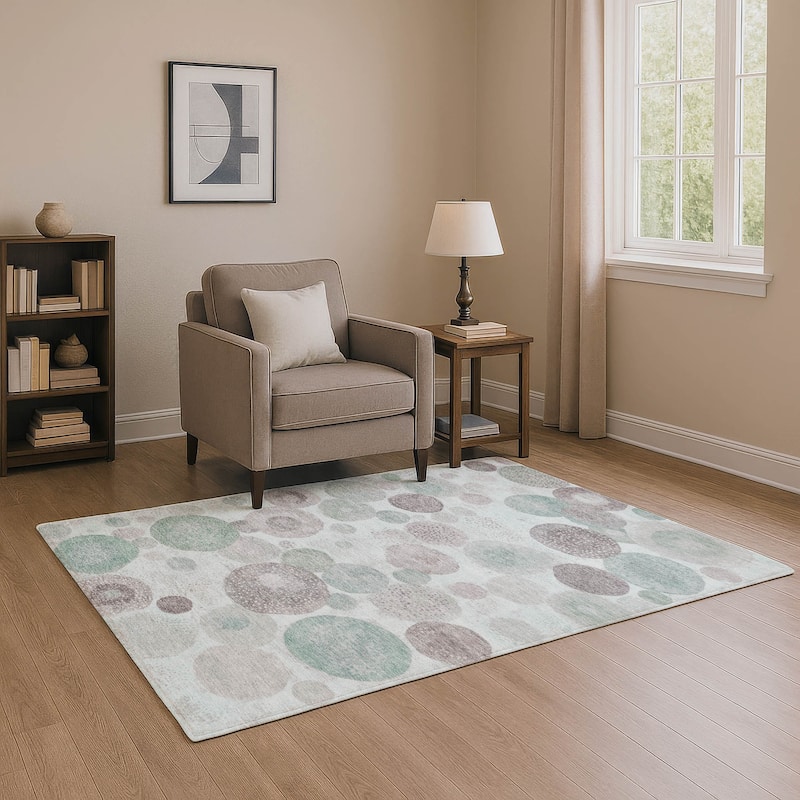 Premium Washable Super Soft Mayfield Rug - Mint - 8' x 10'