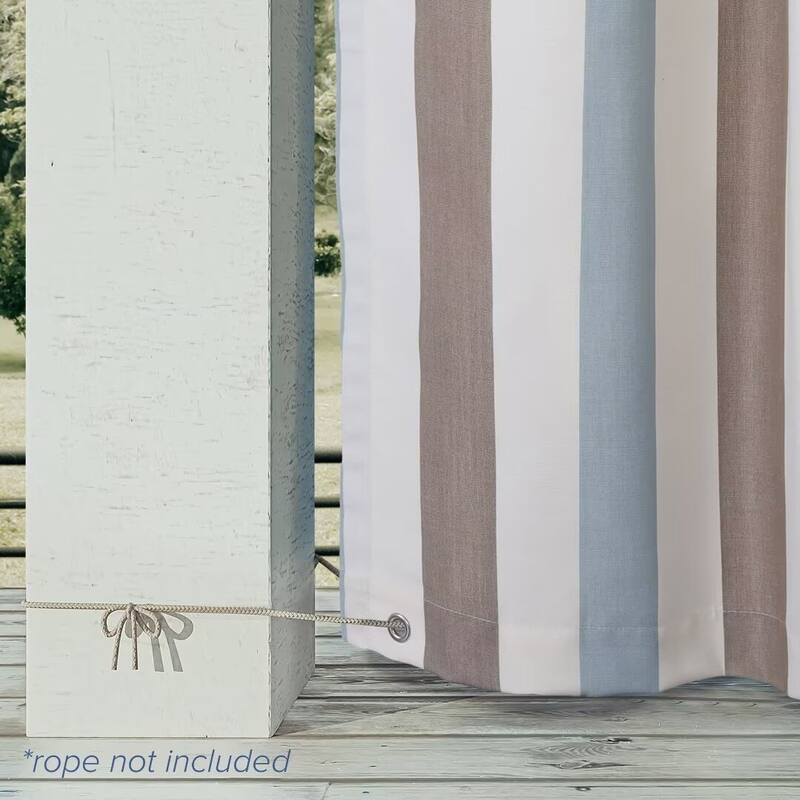 Wonderland Stripe Outdoor UV Protected Privacy Panel
