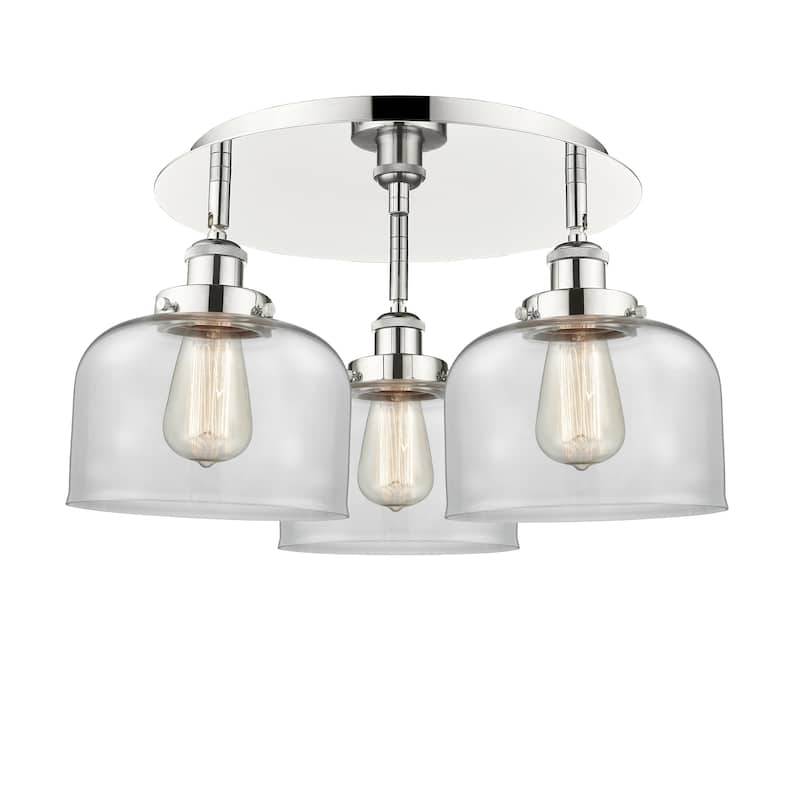Innovations Lighting Bell - 3 Light 20" Flush Mount