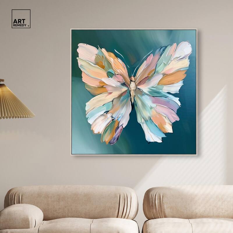 Wings of Duality Canvas by Art Remedy