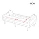 preview thumbnail 9 of 54, BSHTI 73" Convertible Velvet Futon Sofa Bed