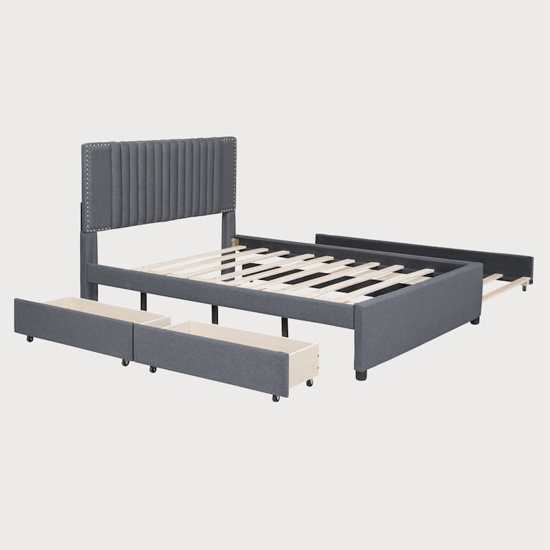 Full Size Bed with Twin Size Trundle