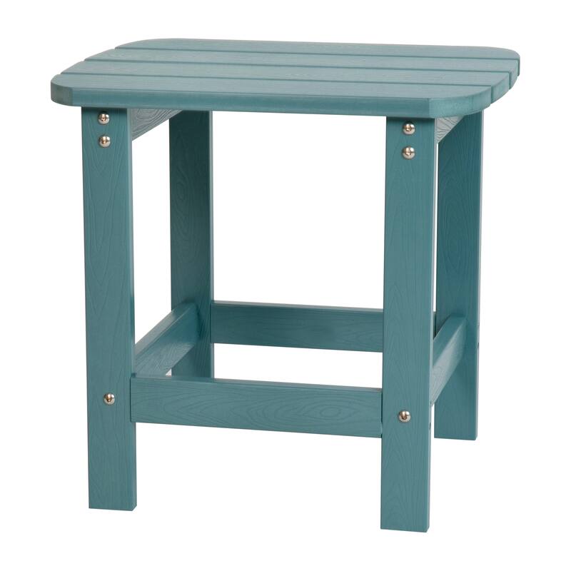 All-Weather Poly Resin Adirondack Side Table - Patio Table