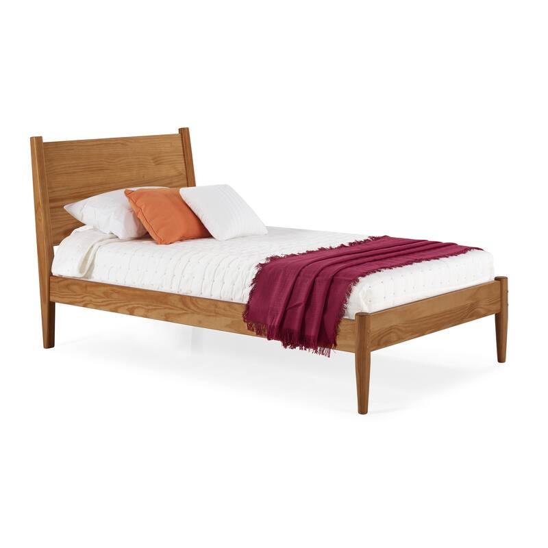 Mid-Century Panel Bed