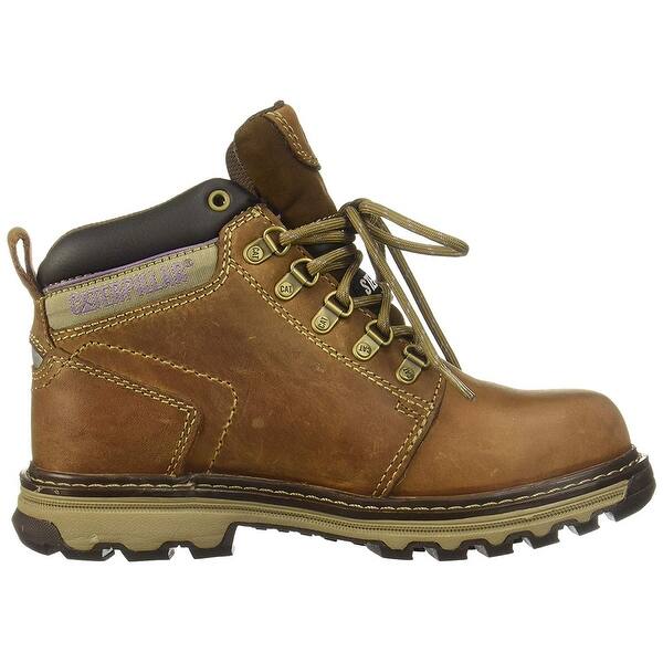 Shop Caterpillar Women S Ellie Steel Toe Dark Beige Work Boot