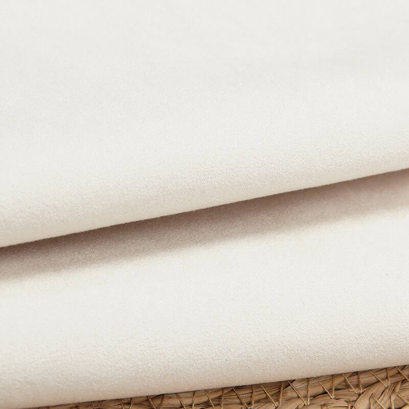 Suede 2 Piece Pillow Shell Set with Big Zipper, NO INSERT
