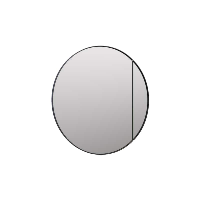 One Door Steel Frame Round Shape Medicine Cabinet