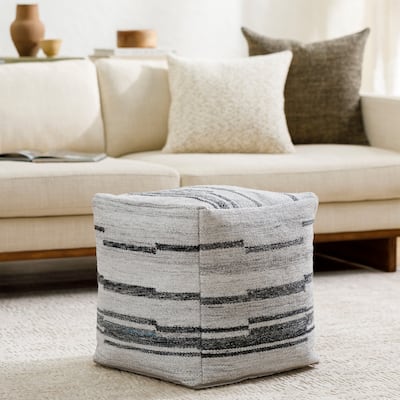 Rafael Modern & Contemporary Textured Pouf