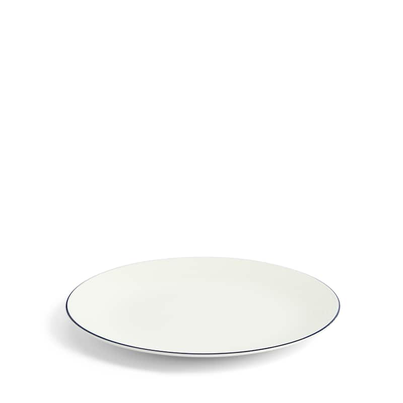 Wedgwood Gio Blue Plate 9.3in, Blue Line