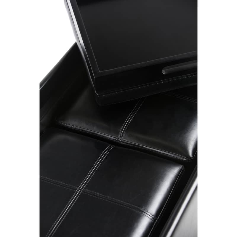 WYNDENHALL Franklin Upholstered 3-piece Ottoman Set
