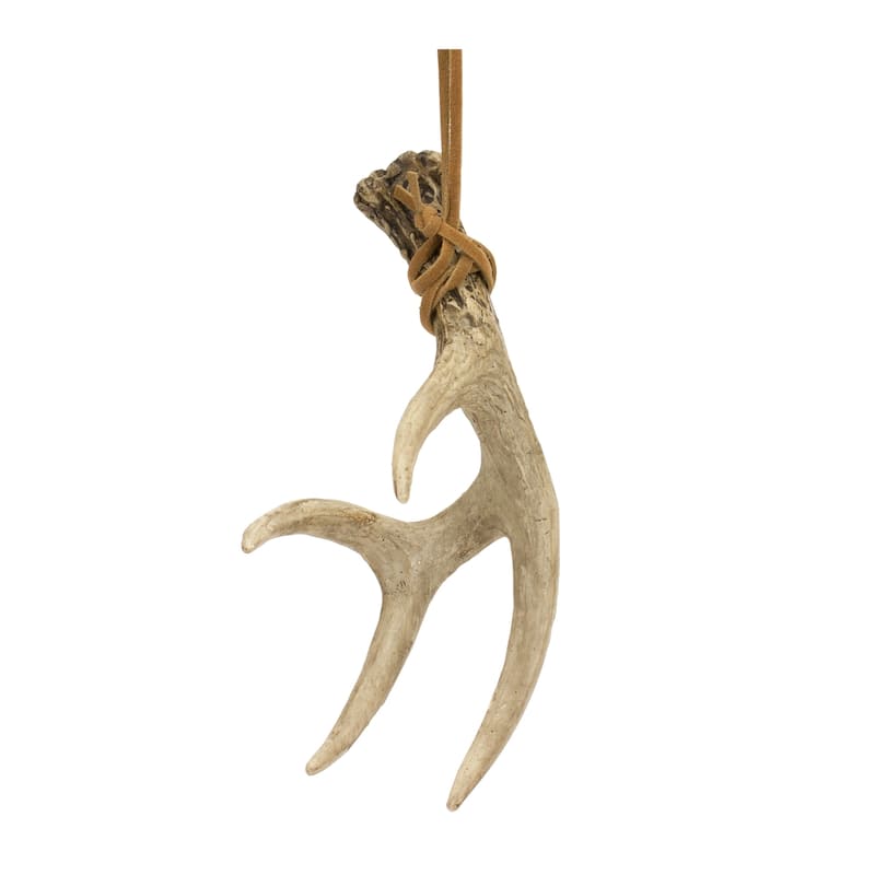 Set of 12 Deer Antlers Christmas Ornaments 5"