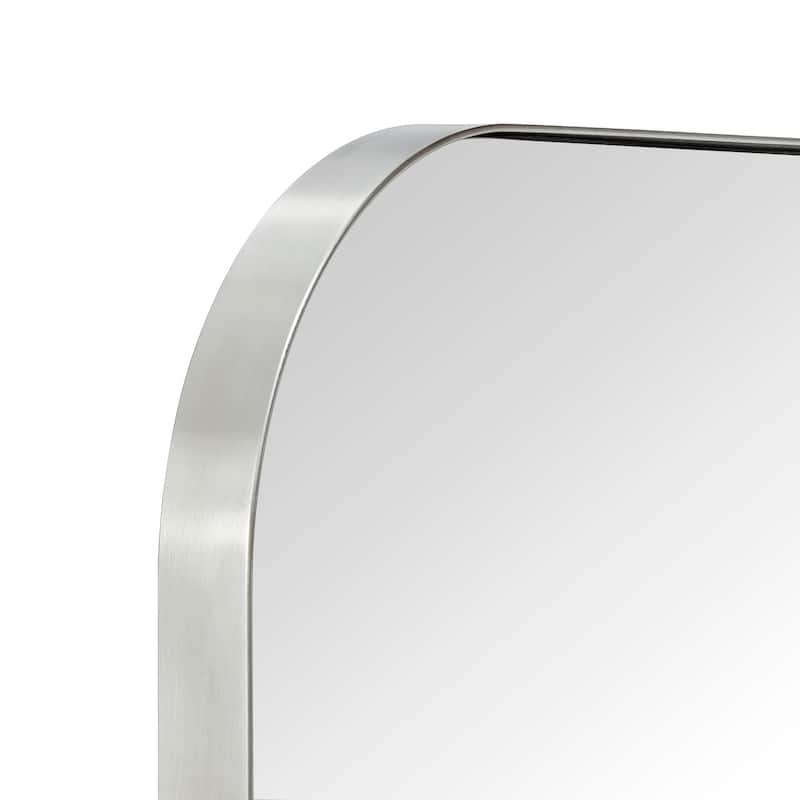 TEHOME Mid-Century Modern Chic Metal Rounded Wall Mirrors