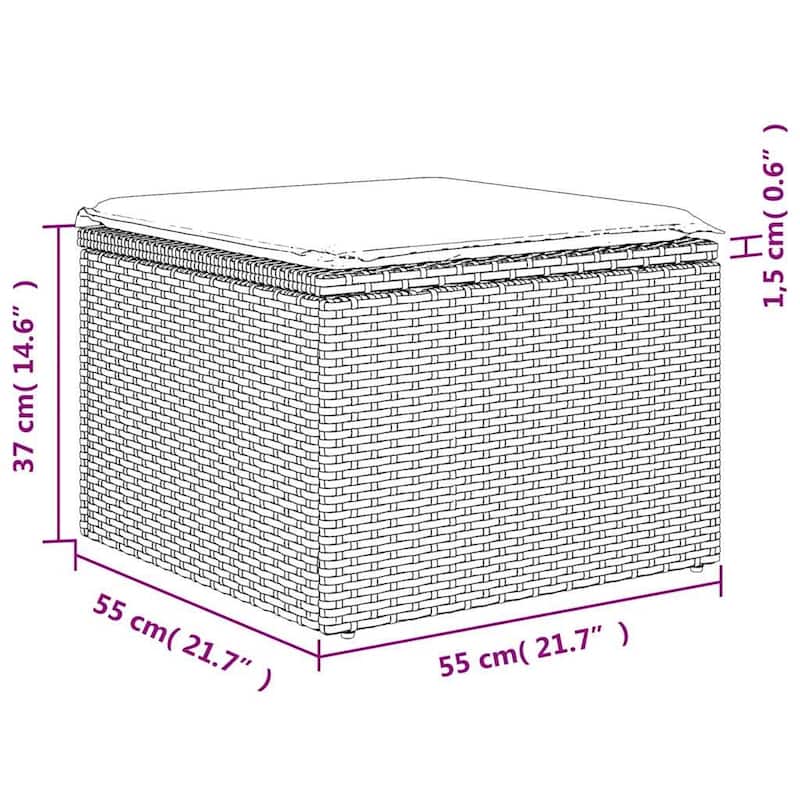 vidaXL Garden Sofa Set
