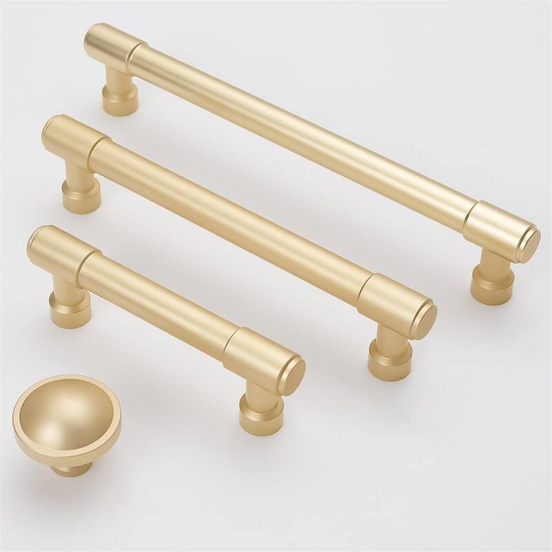 6 Pack Matte Black Cabinet Pull - 12.64 x 4.37 x 2.36