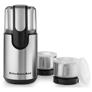 KitchenAid BCG211OB Onyx Black Coffee and Spice Grinder Kit