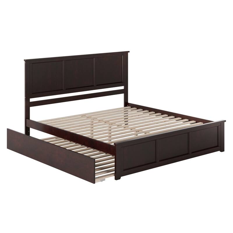 AFI Madison Platform Bed with Matching Footboard & Trundle