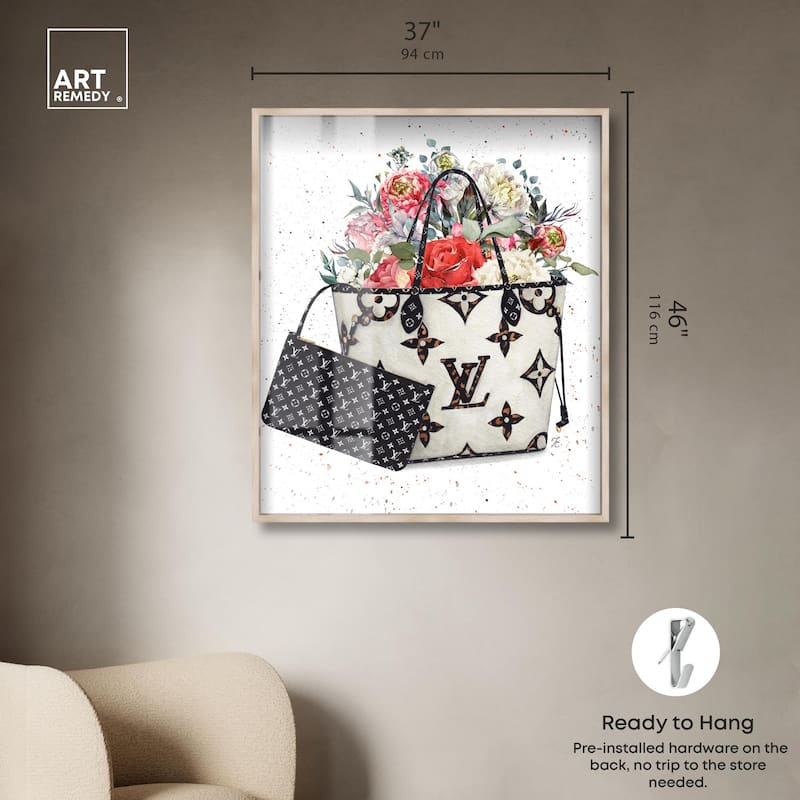 Floral Summer Bag Shadowbox by Art Remedy