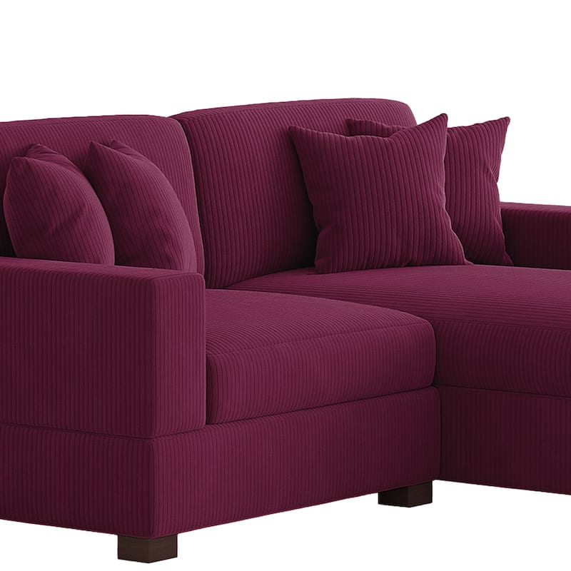 Oversized L-shaped Modular Sectional Sofa with Chaise Lounge