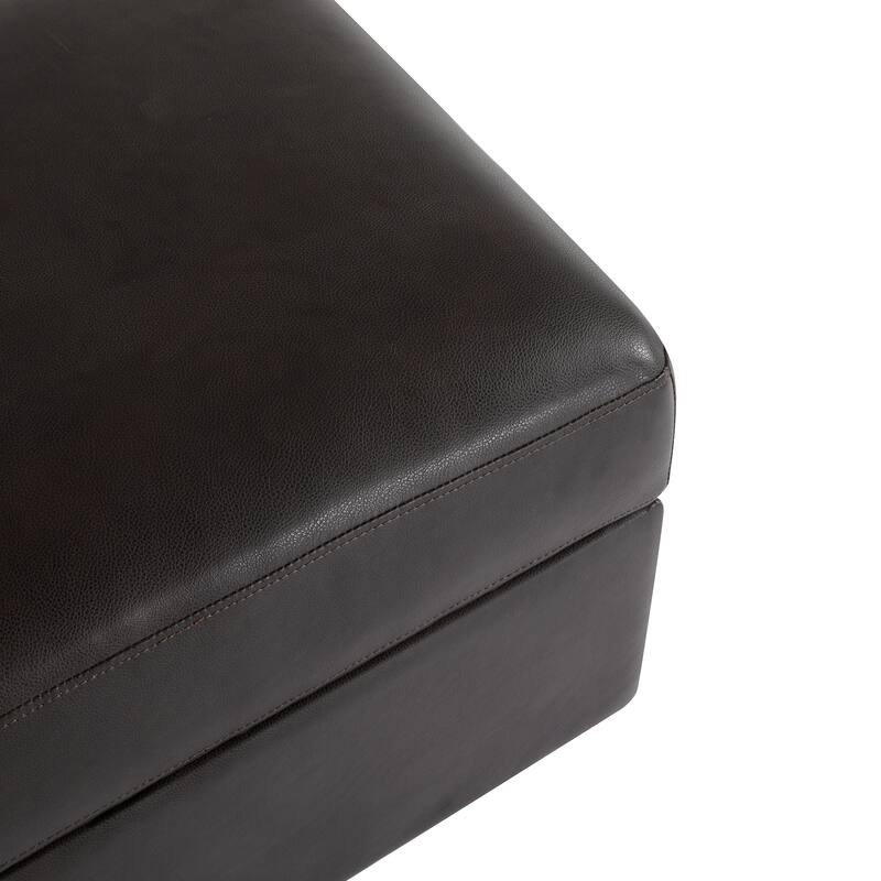 Morden Fort Tufted Storage Ottoman, Rectangular Footstool