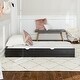 preview thumbnail 14 of 42, Walker Edison Solid Wood Roll-out Twin Size (Trundle Unit Only)