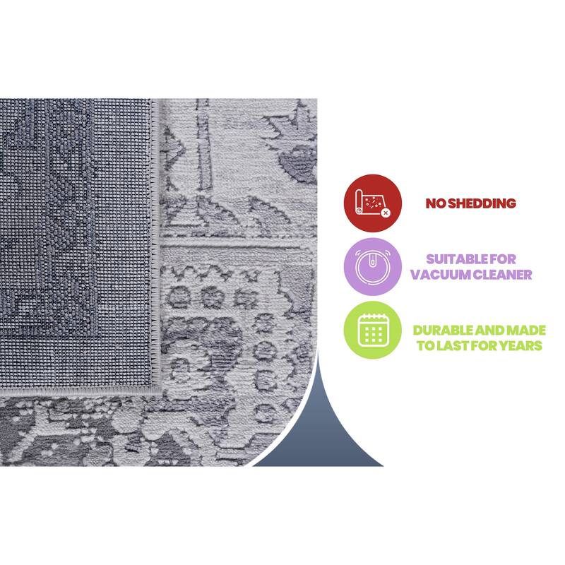 Abstract Area Rug - 6' x 9'