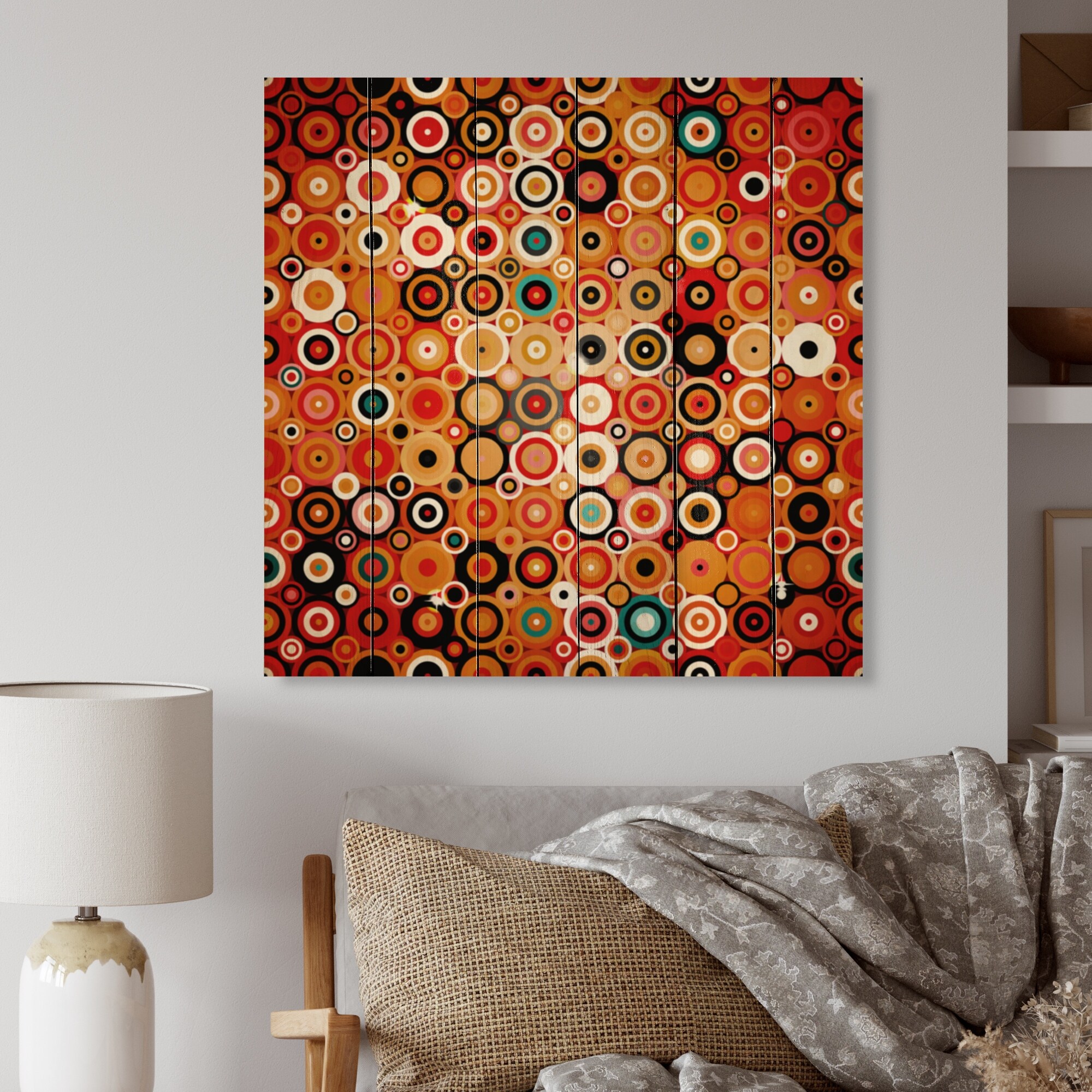 Wooden wall 2025 dots