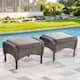 Option Brown Wicker / Grey Cushion