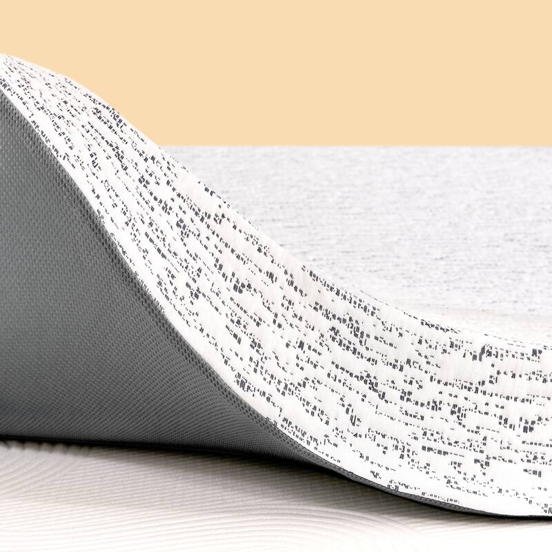 Subrtex 2,3 or 4 inch Gel-Infused Memory Foam Mattress Topper with Removable Cooling Cover - Queen - 3 Inch