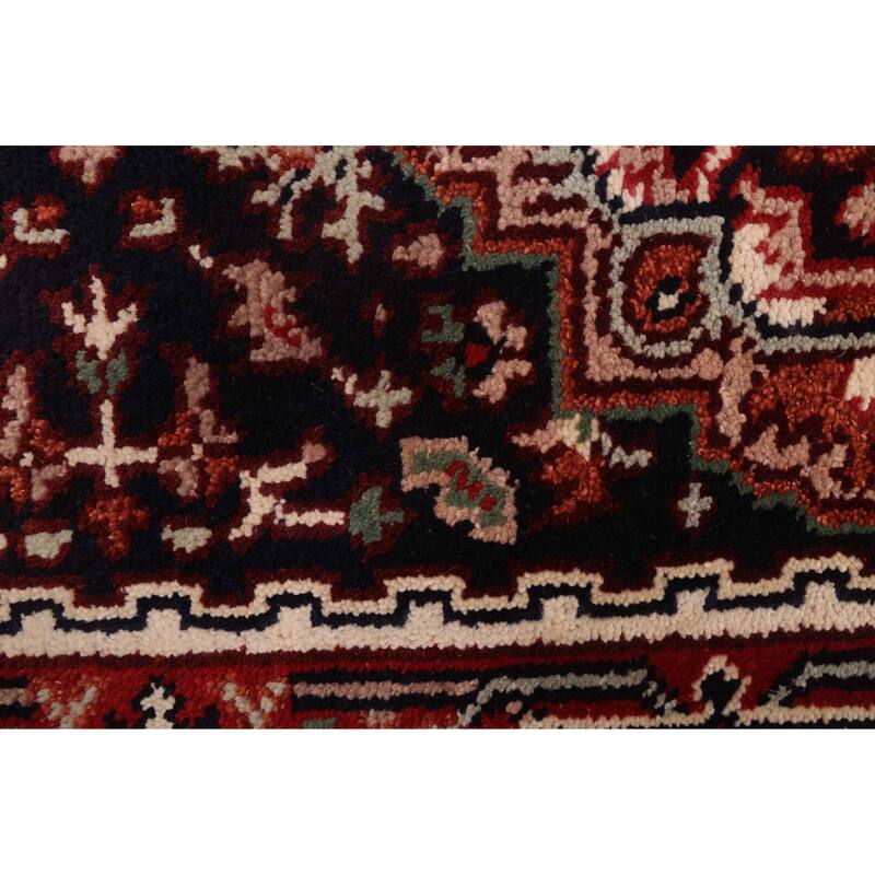 ECARPETGALLERY Hand-knotted Serapi Heritage Dark Navy Wool Rug - 2'6 x 15'6