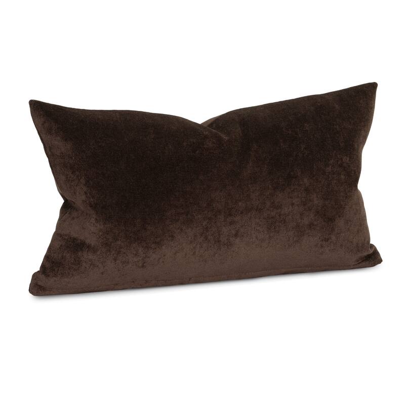 Mixology Padma Washable Polyester Throw Pillow - 21 x 12 - Coffee Bean
