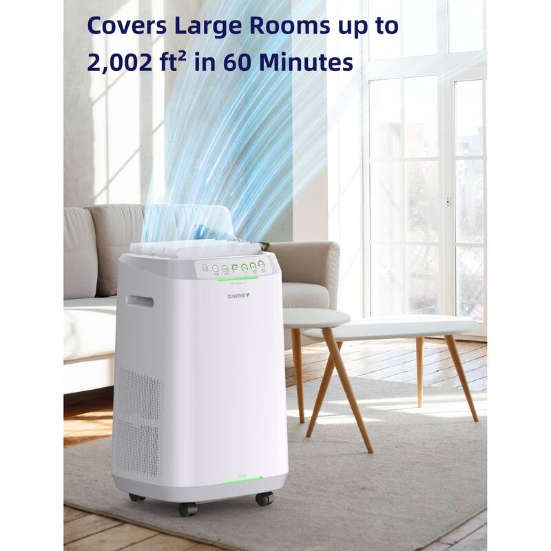 OxyPure ZERO Smart Air Purifier, up to 2,002 Sq Ft, Dual 4Stage Air