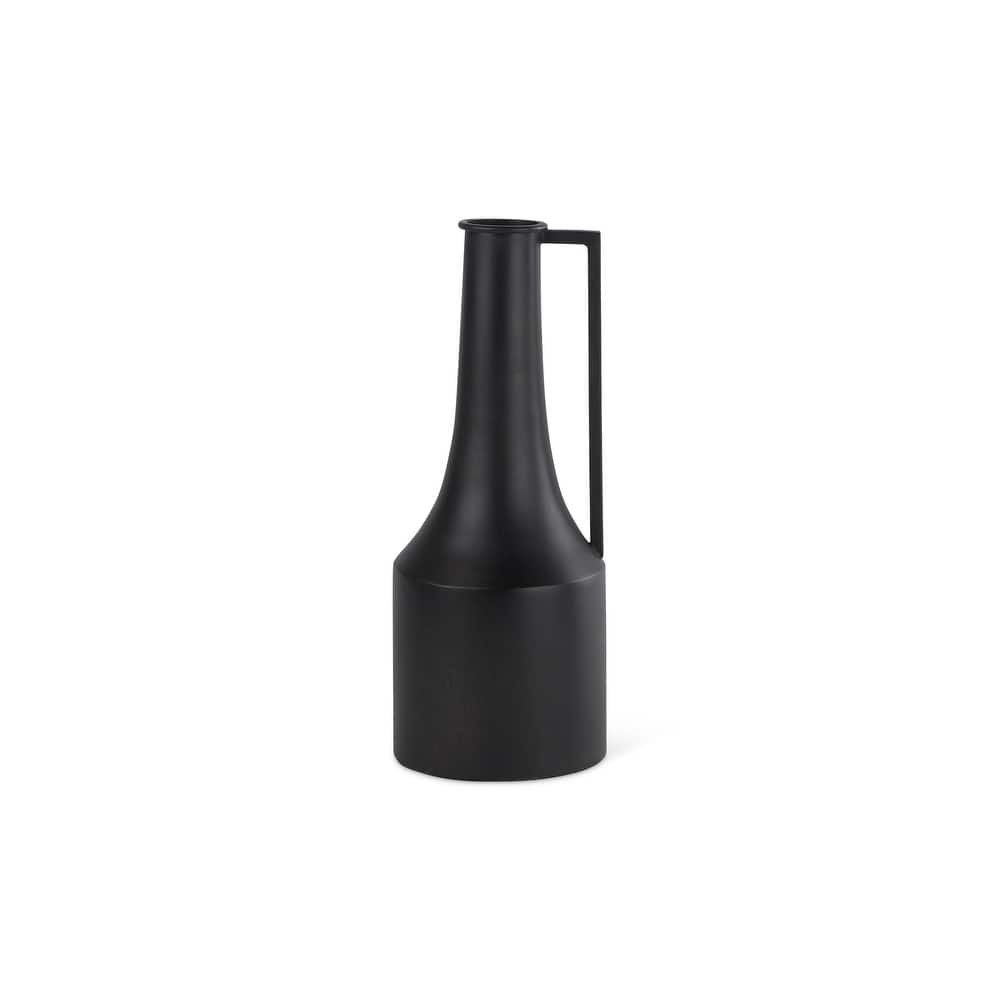 Aubrey Small Black Iron Flower Vase