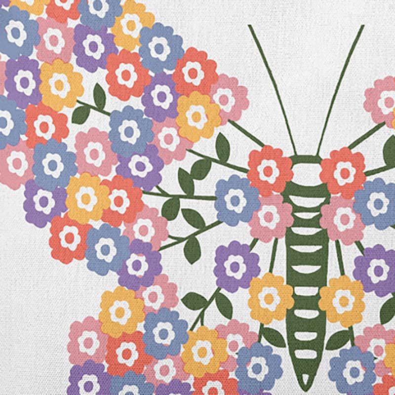 Blooming Butterfly Accent Pillow