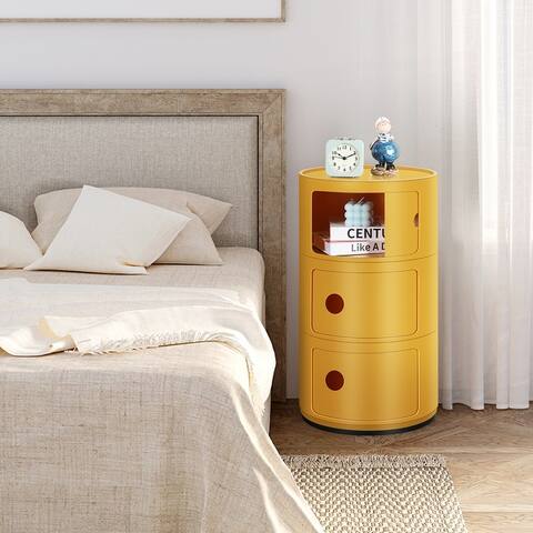 ABS Multifunction Storage Table Stackable Detachable Organizer