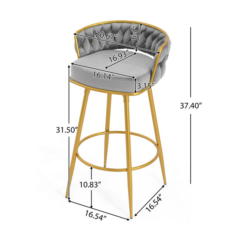 Swivel Counter Height Bar Stools Set Of 2