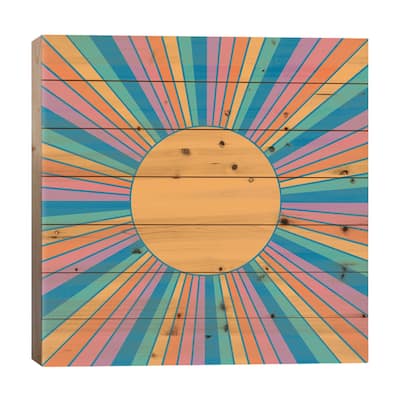 Sunshine State Print On Wood by Circa 78 Designs - Multi-Color