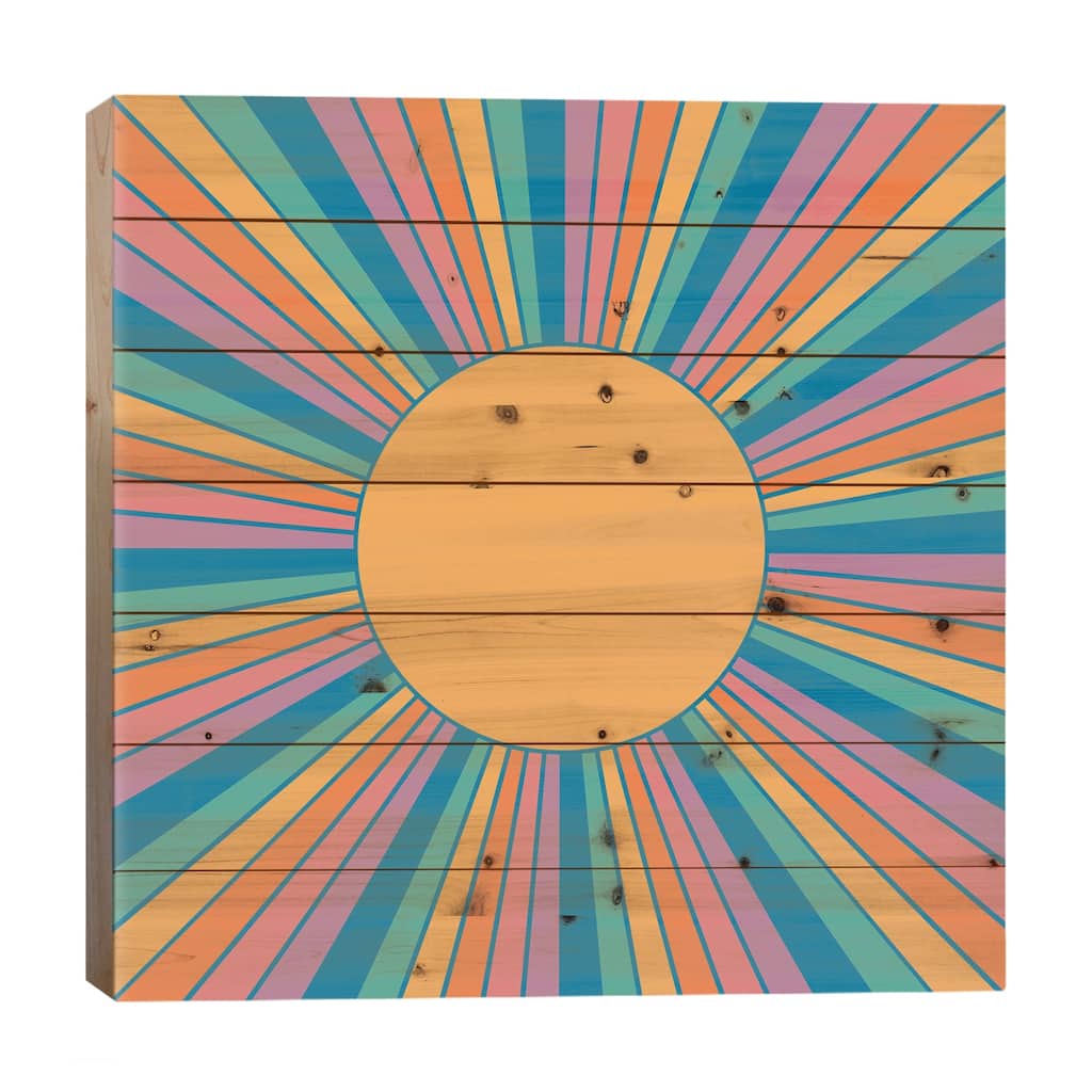 Sunshine State Print On Wood by Circa 78 Designs - Multi-Color
