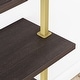 preview thumbnail 81 of 81, Nathan James Theo 5-Shelf Ladder Bookcase Wood with Metal Frame
