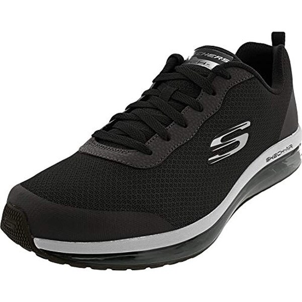 mens black mesh trainers