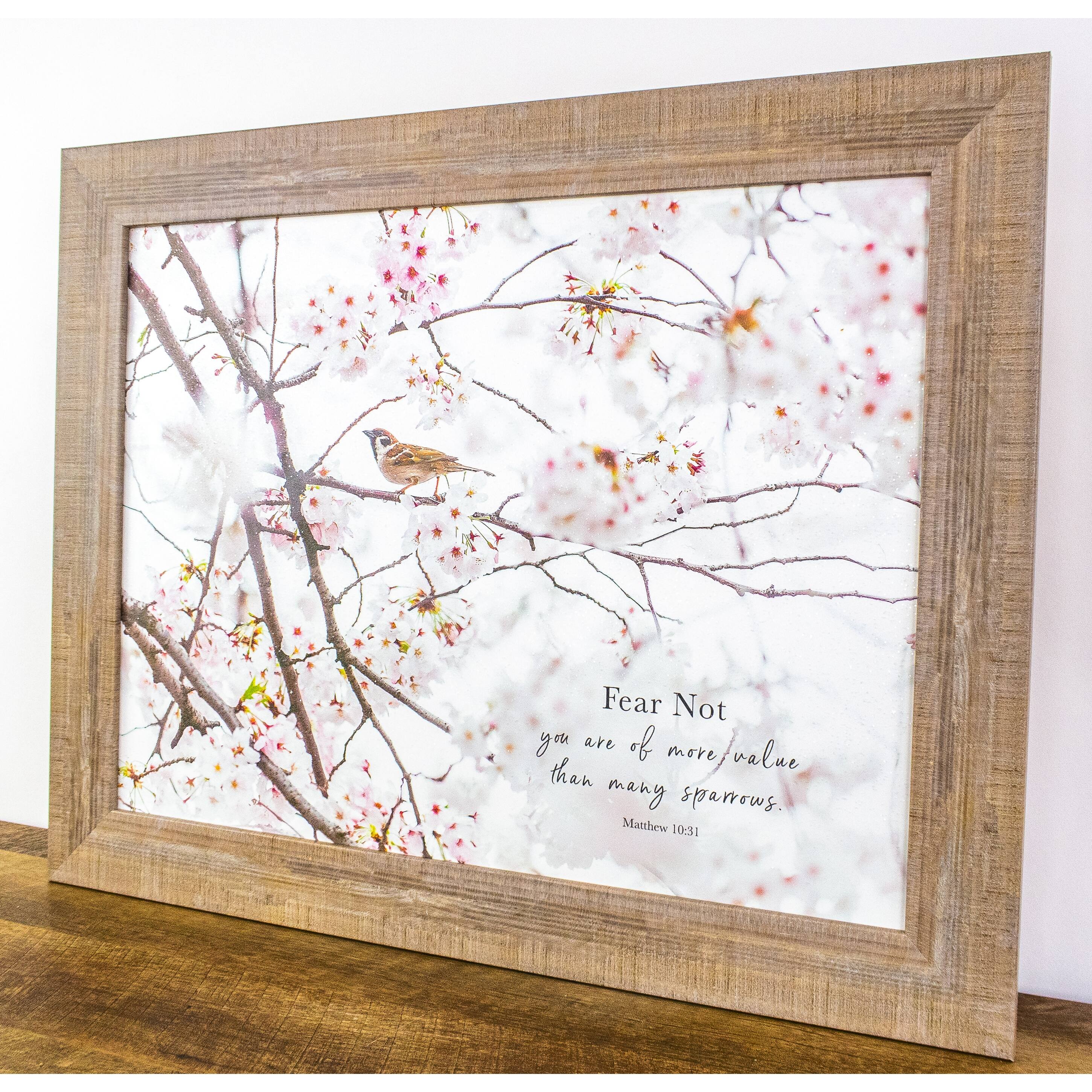 Fear Not You Are Of More Value Than Many Sparrows Religious Biblical