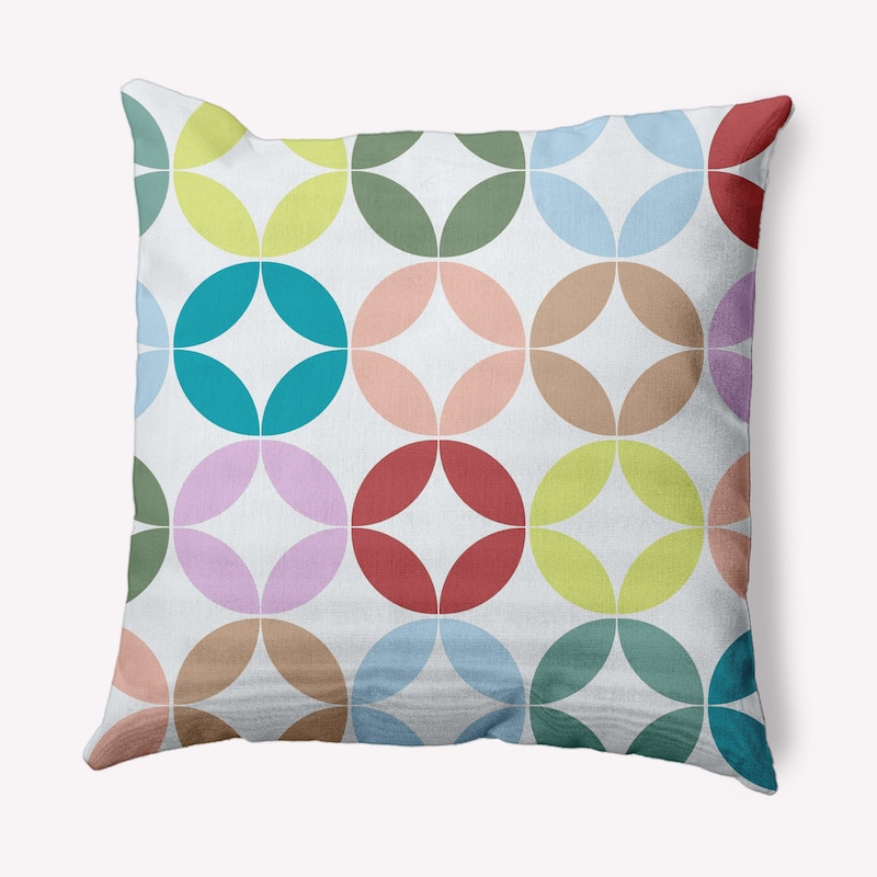 Eye Opener Indoor/Outdoor Throw Pillow - Ligonberry Red - 18" x 18"