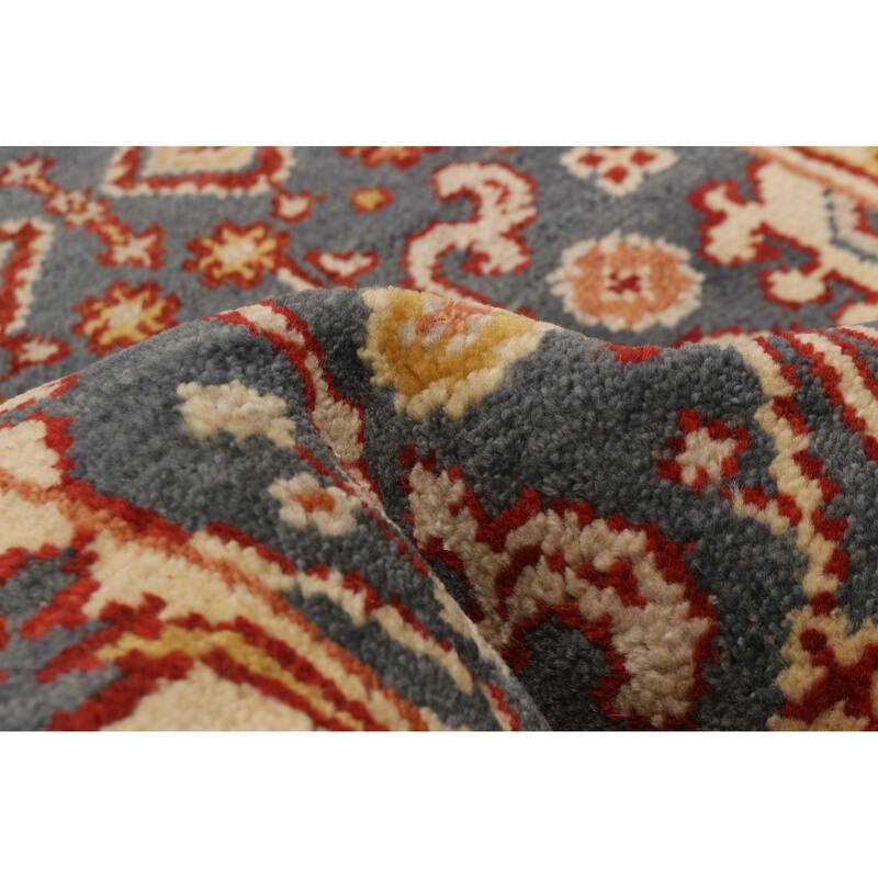 ECARPETGALLERY Hand-knotted Serapi Heritage Dark Grey Wool Rug - 2'5 x 19'6