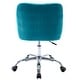 preview thumbnail 106 of 117, Corvus Braff Velvet Upholstered Adjustable Ergonomic Office Chair
