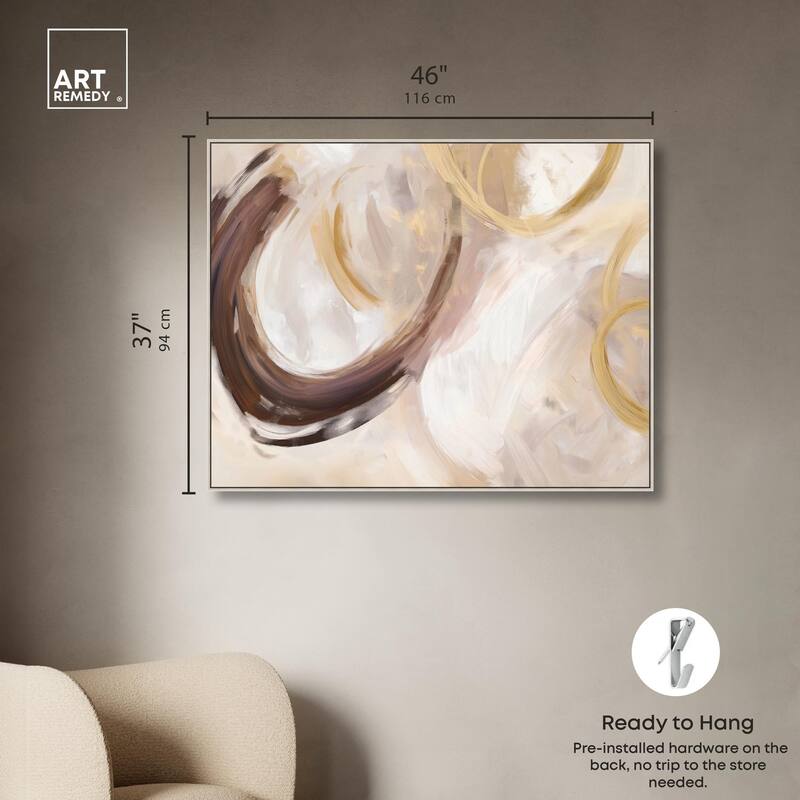 Dreamy Swirls I Canvas by Art Remedy