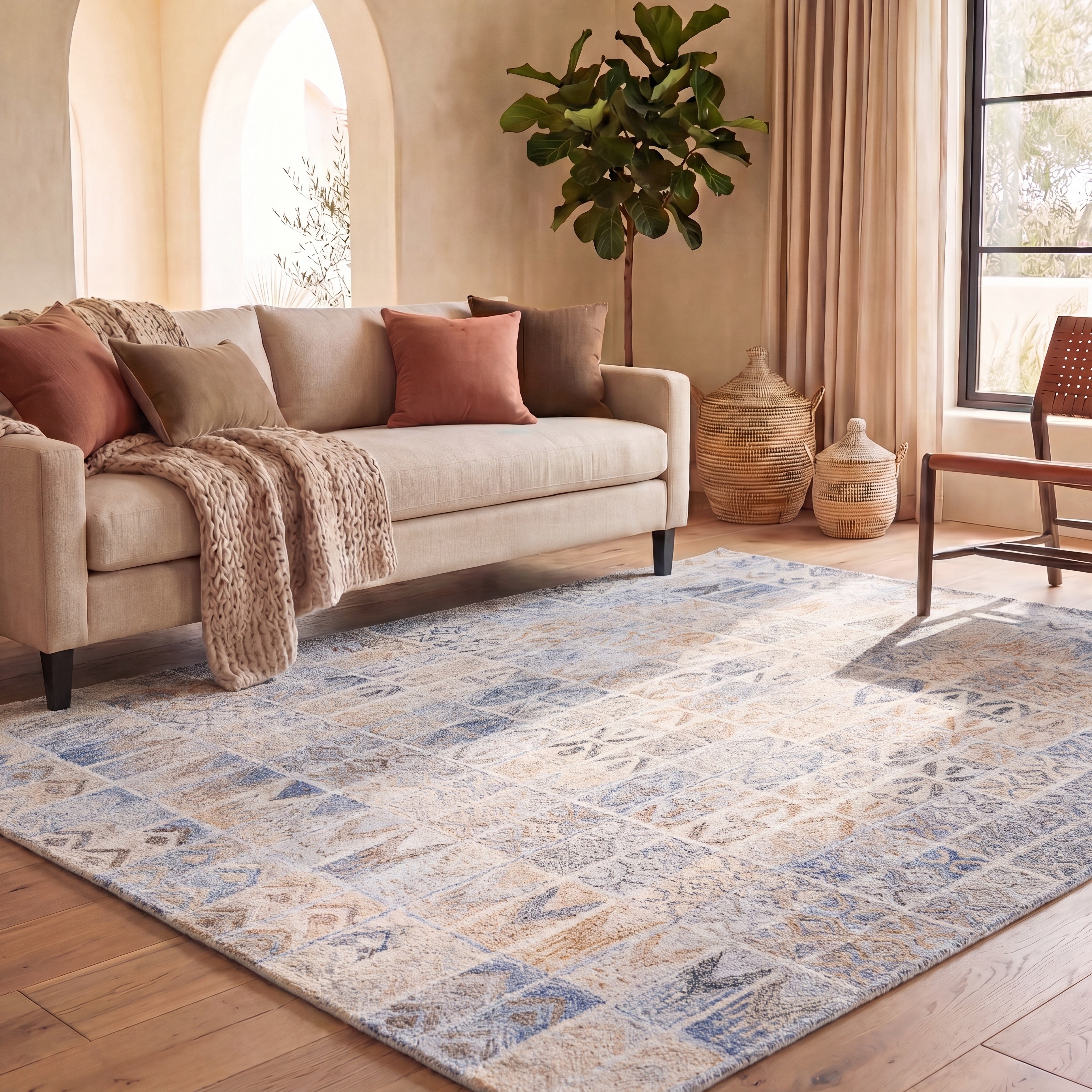 SAFAVIEH Handmade Abstract Ockeline Modern Rug
